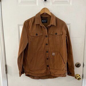 Carhartt Rugged Flex Women’s Brown Light Weight Jacket 105049 BRN Sz Sm